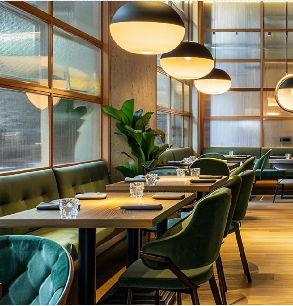 Modern restaurant interior